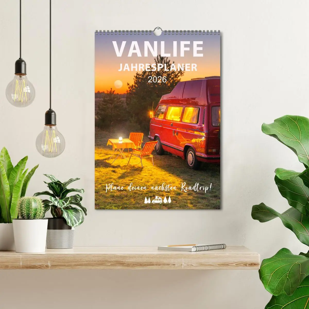 Bild: 9783516343090 | Vanlife Jahresplaner (Wandkalender 2026 DIN A3 hoch), CALVENDO...