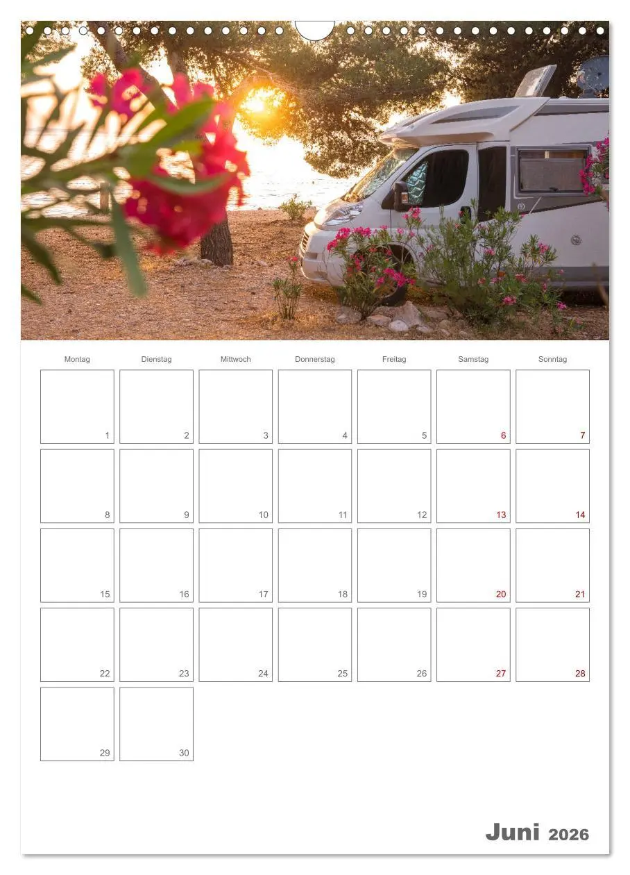 Bild: 9783516343090 | Vanlife Jahresplaner (Wandkalender 2026 DIN A3 hoch), CALVENDO...
