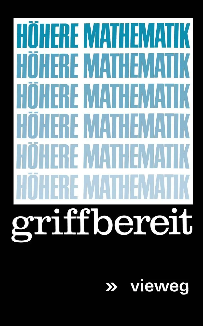 Cover: 9783528083090 | Höhere Mathematik griffbereit | Definitionen Theoreme Beispiele | Buch