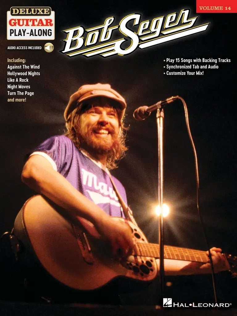 Cover: 888680903190 | Bob Seger - Deluxe Guitar Play-Along Songbook with Interactive...