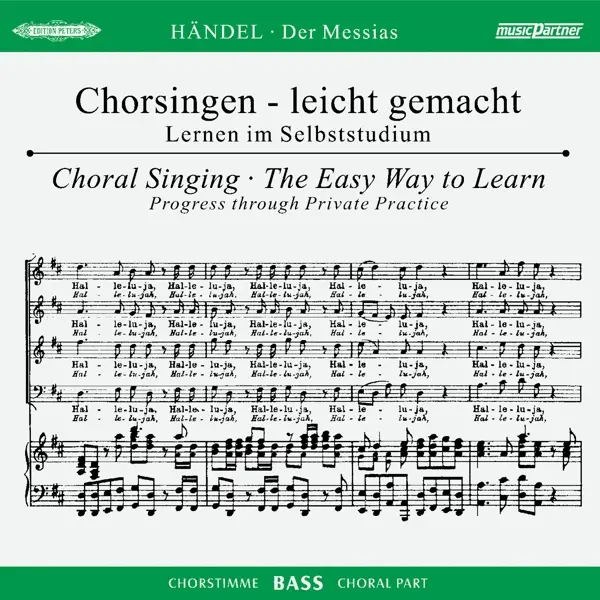 Cover: 4013788003190 | Chorsingen leicht gemacht - Georg Friedrich Händel: Der Messias (Bass)