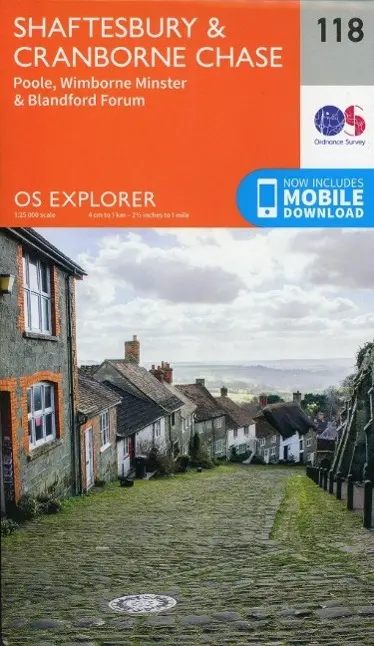 Cover: 9780319243190 | Shaftesbury, Cranbourne Chase, Poole, Wimbourne Minster and Blandford