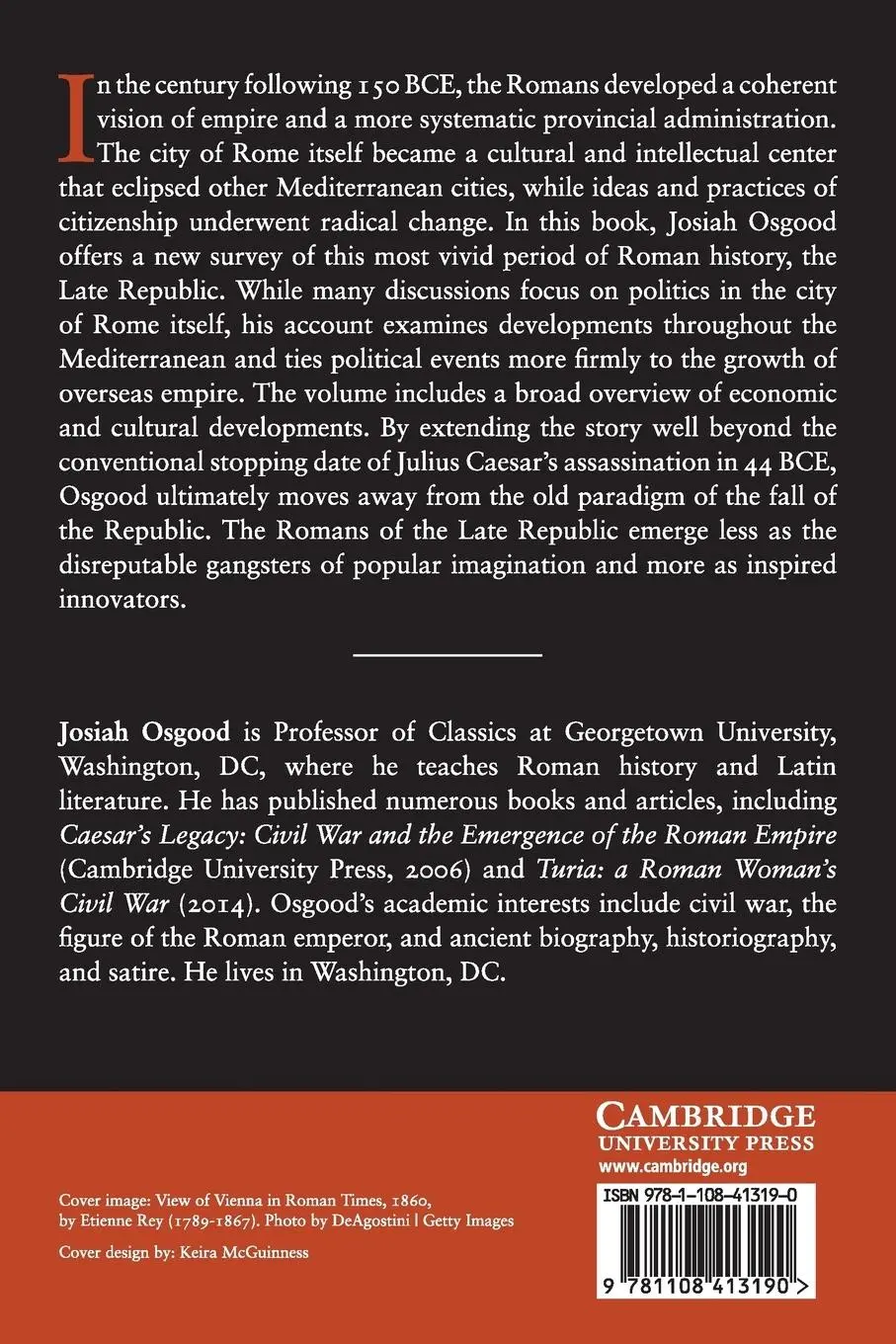 Rückseite: 9781108413190 | Rome and the Making of a World State, 150 BCE - 20 CE | Josiah Osgood