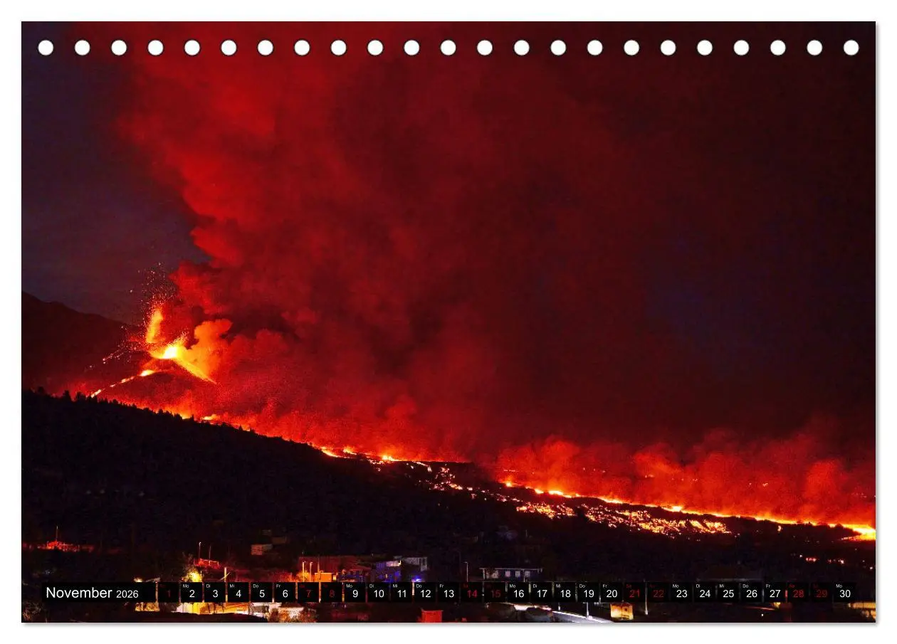 Bild: 9783457553190 | La Palma - der Vulkan Tajogaite (Tischkalender 2026 DIN A5 quer),...