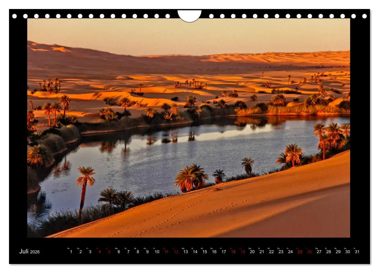 Bild: 9783457863190 | Durch die SAHARA - Libyens Wüsten (Wandkalender 2026 DIN A4 quer),...