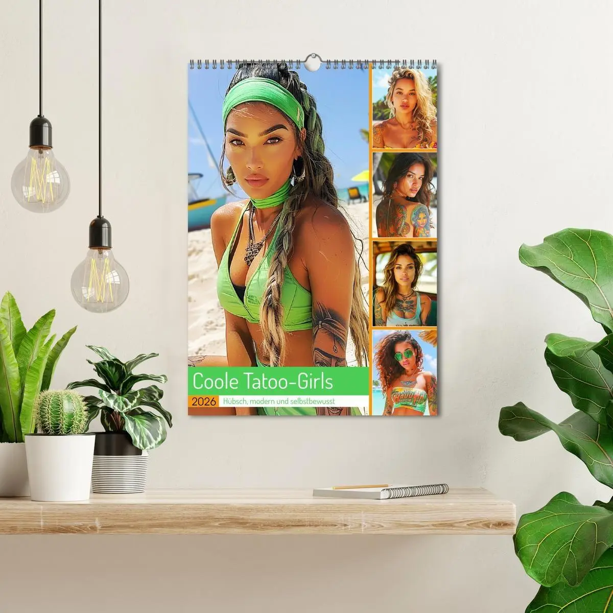 Bild: 9783516263190 | Coole Tatoo-Girls. Hübsch, modern und selbstbewusst (Wandkalender...