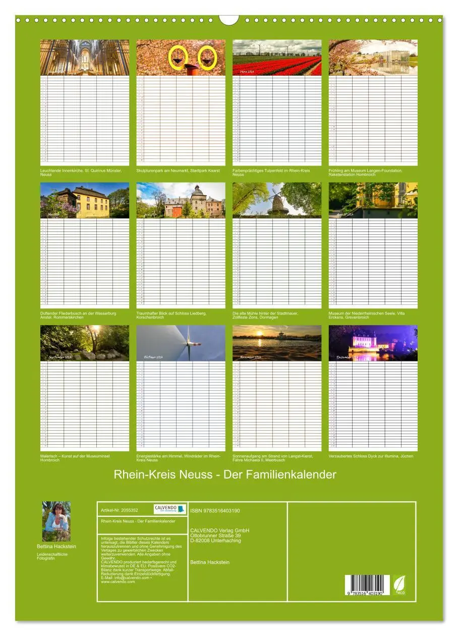 Bild: 9783516403190 | Rhein-Kreis Neuss - Der Familienkalender (Wandkalender 2026 DIN A2...
