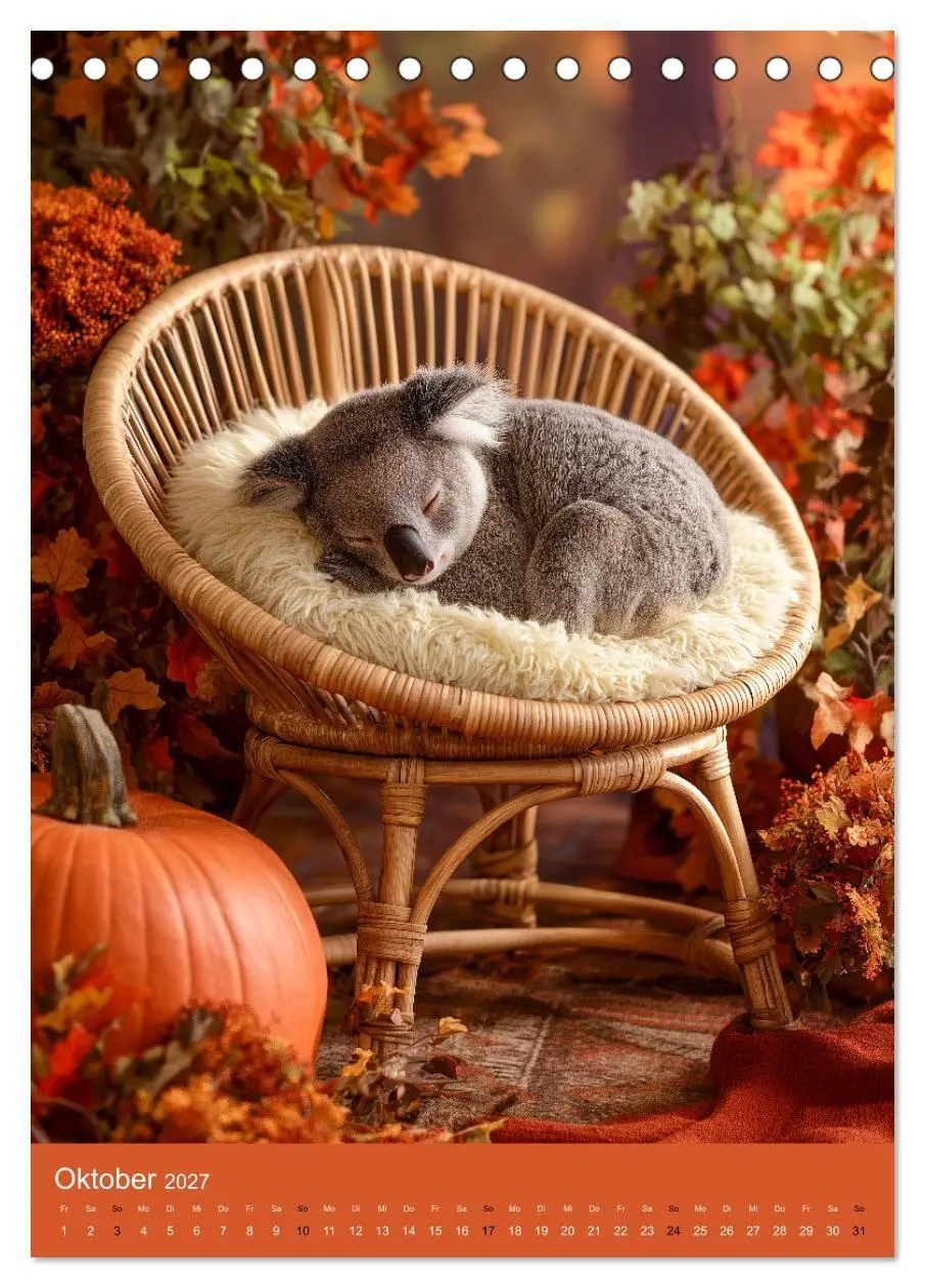 Bild: 9783516883190 | Workaholic - Mach mal Pause und chill wie ein Koala (Tischkalender...