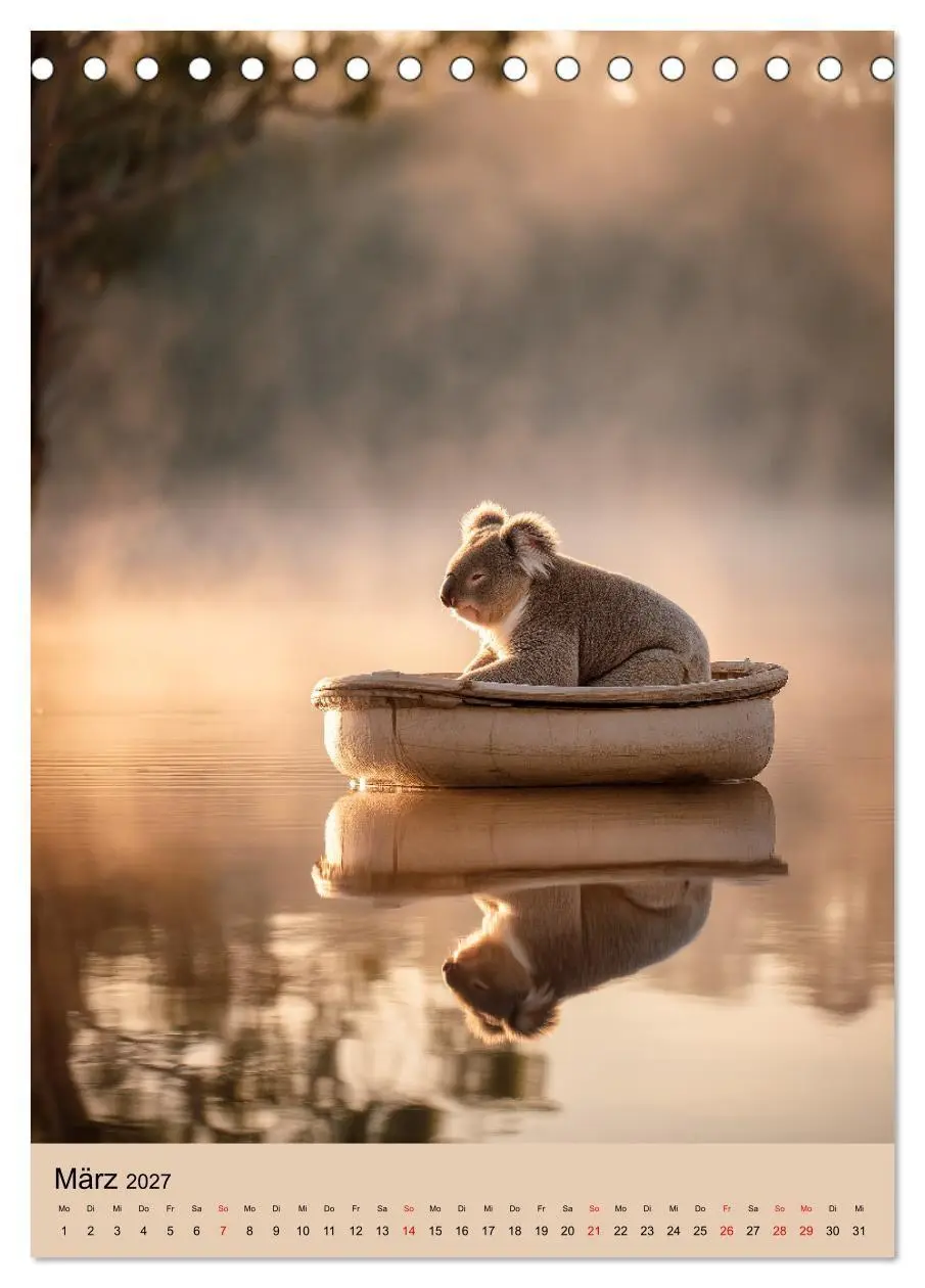 Bild: 9783516883190 | Workaholic - Mach mal Pause und chill wie ein Koala (Tischkalender...