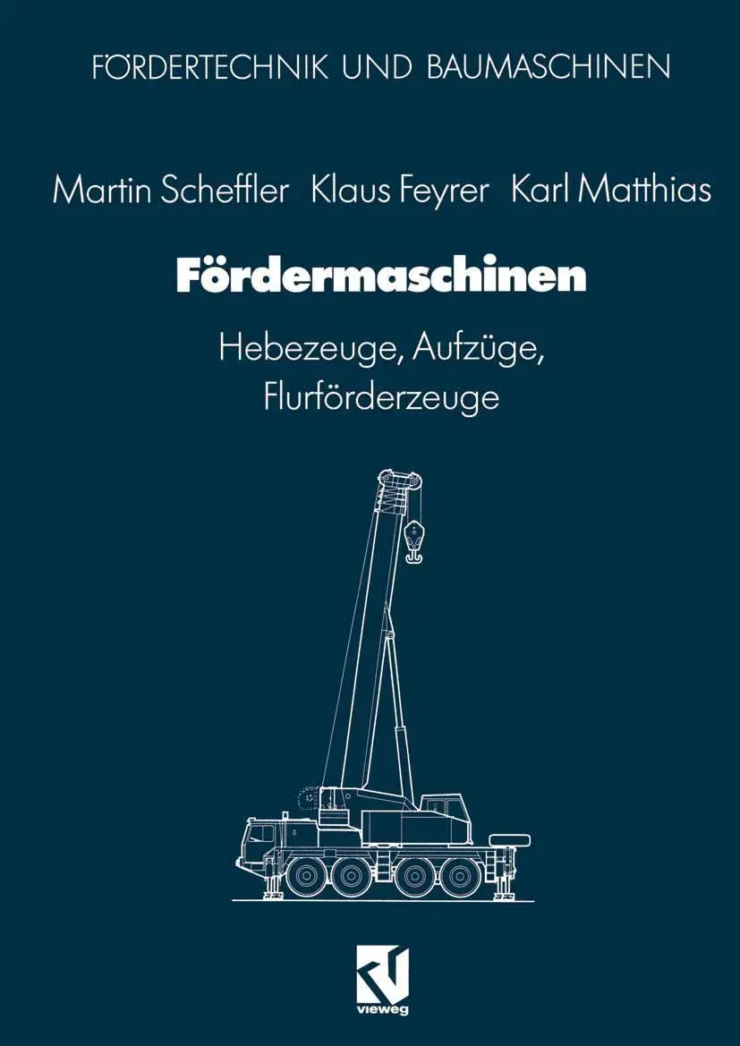 Cover: 9783663163190 | Fördermaschinen | Hebezeuge, Aufzüge, Flurförderzeuge | Taschenbuch