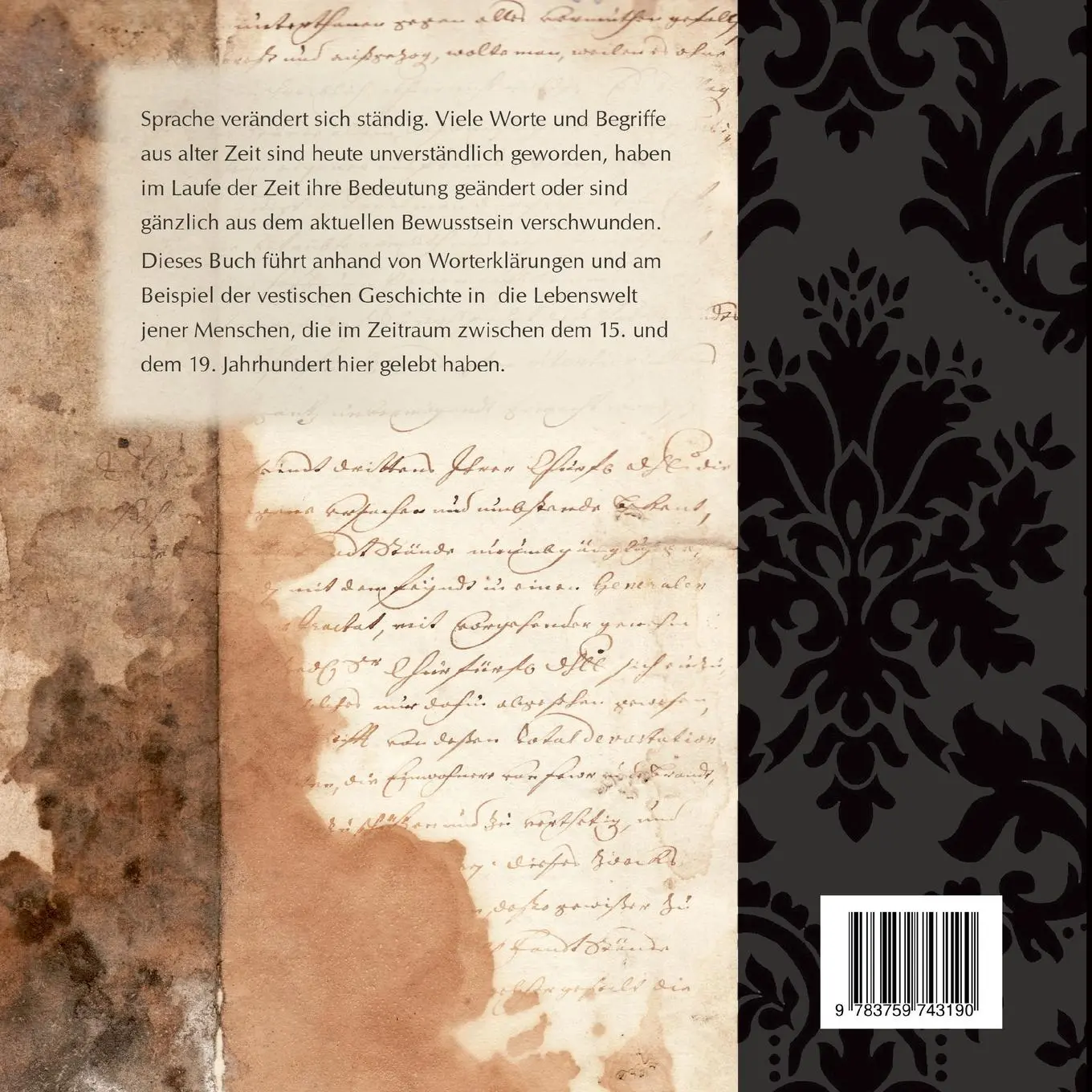 Rückseite: 9783759743190 | Vergessene Worte | Olaf Manke | Taschenbuch | 180 S. | Deutsch | 2024