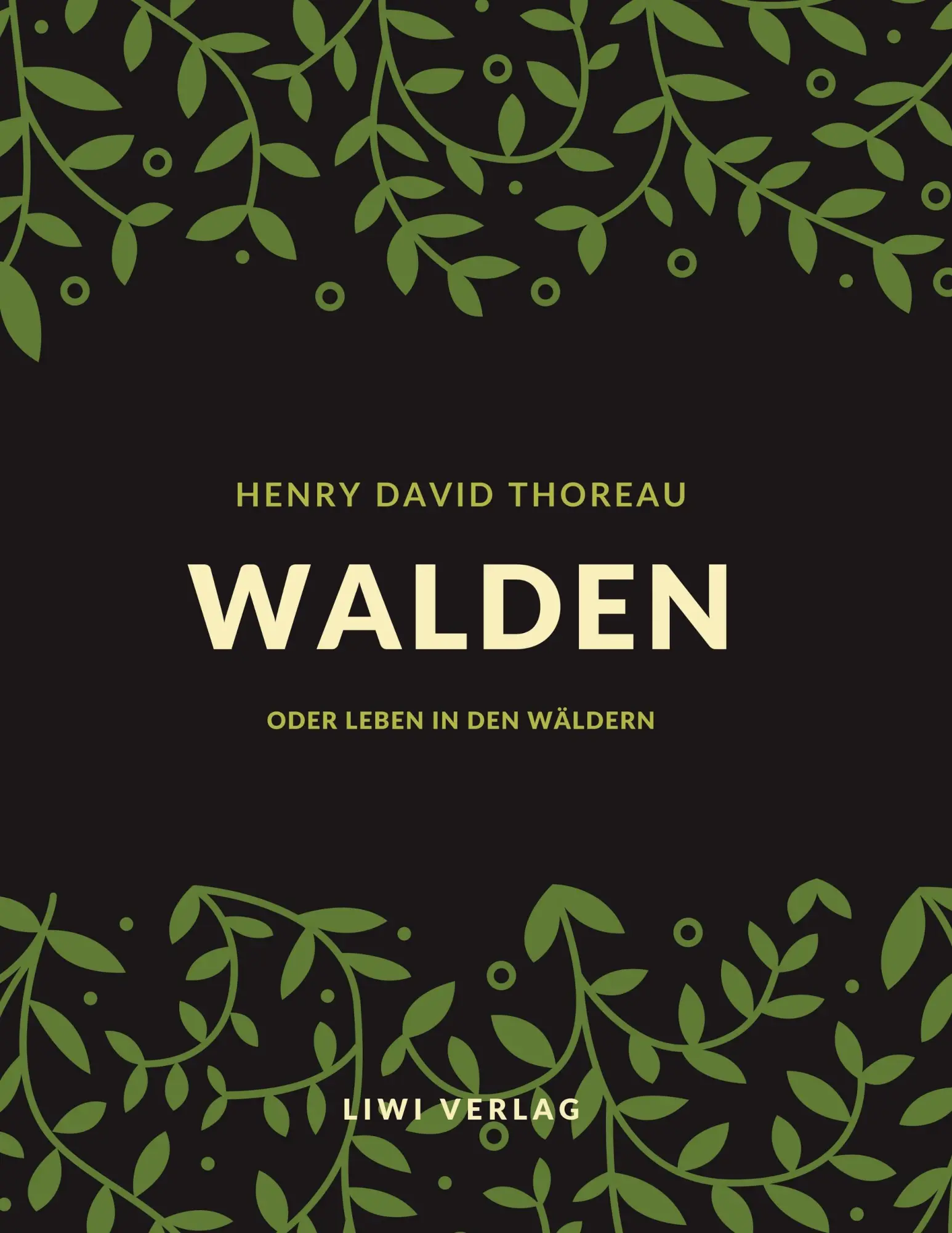Cover: 9783965423190 | Walden oder Leben in den Wäldern | Henry D. Thoreau | Taschenbuch