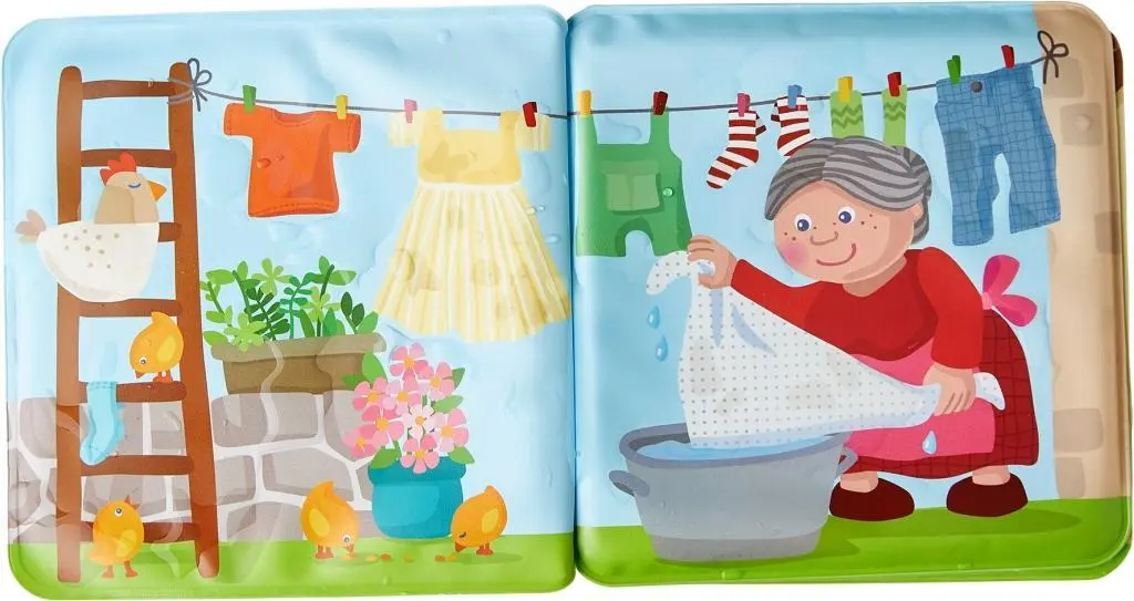 Bild: 4010168243290 | Badebuch Waschtag bei Schwein &amp; Kuh | Anna Lena Filipiak | Buch | 8 S.