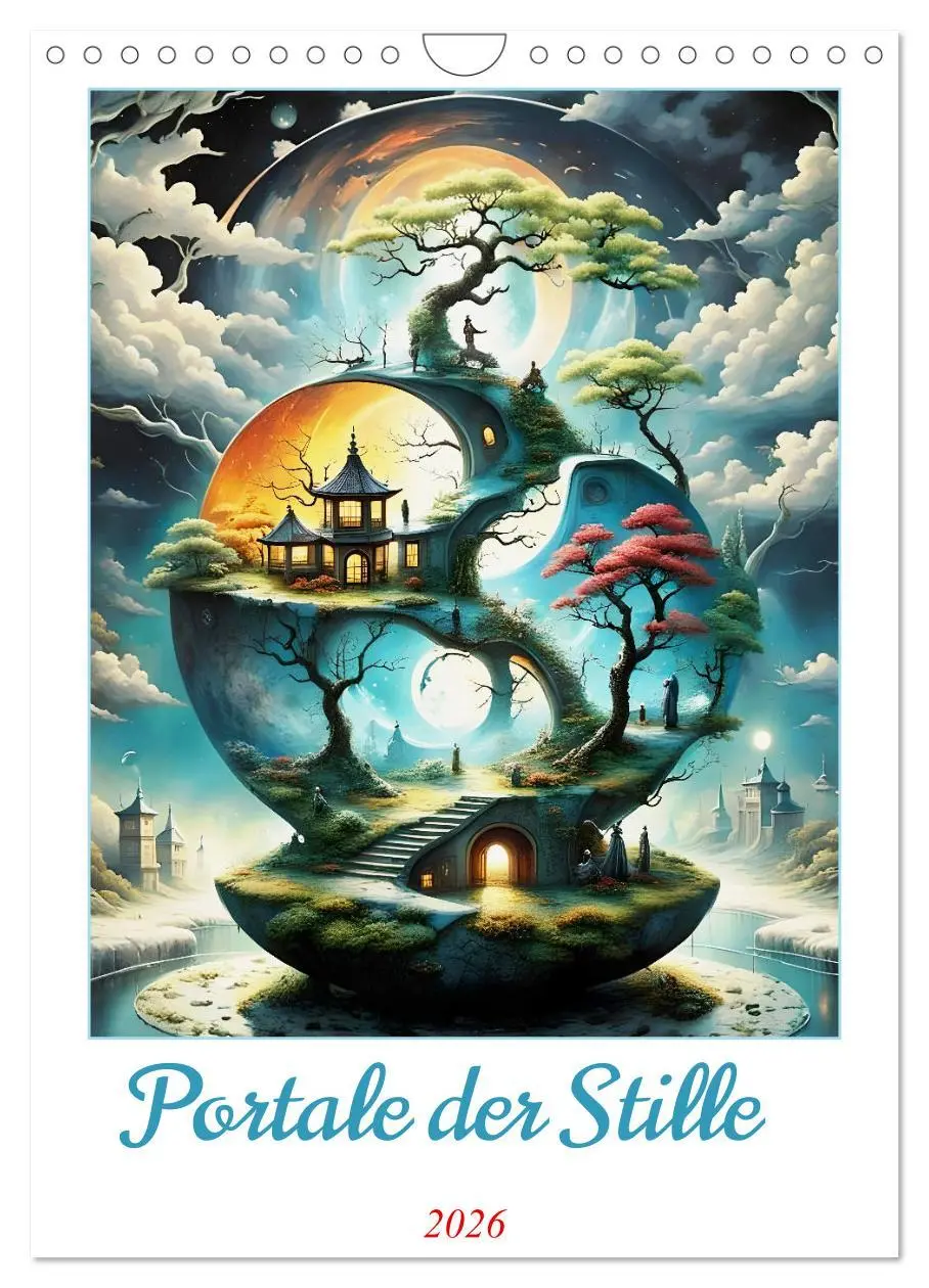 Cover: 9783516253290 | Portale der Stille (Wandkalender 2026 DIN A4 hoch), CALVENDO...
