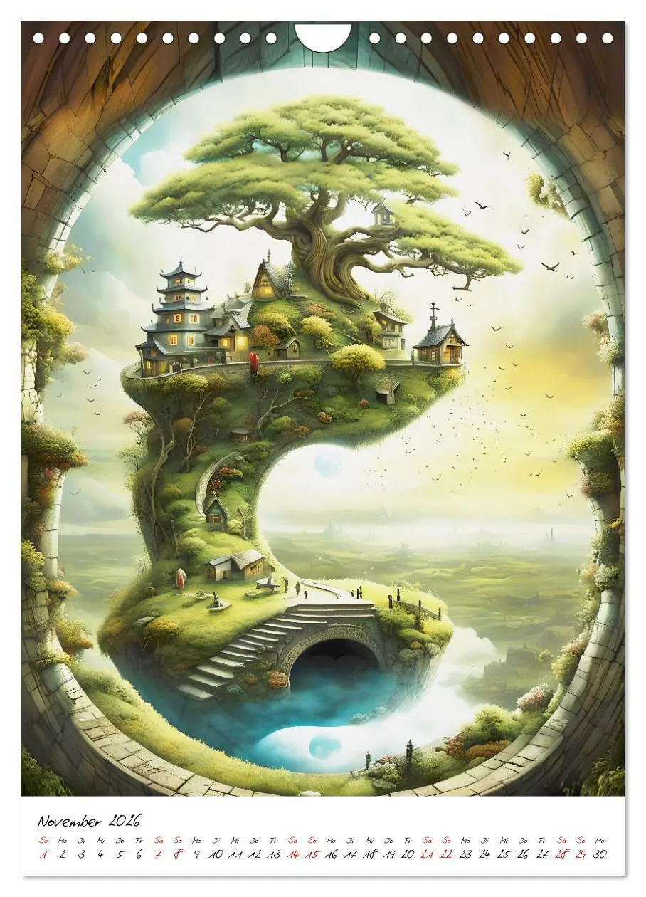 Bild: 9783516253290 | Portale der Stille (Wandkalender 2026 DIN A4 hoch), CALVENDO...