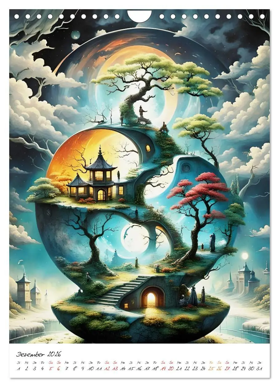Bild: 9783516253290 | Portale der Stille (Wandkalender 2026 DIN A4 hoch), CALVENDO...