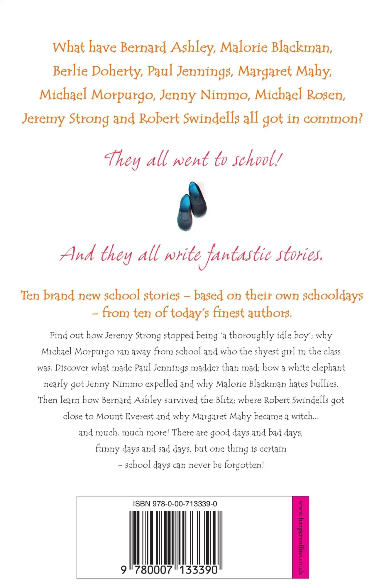 Rückseite: 9780007133390 | Ten of the Best | School Stories with a Difference | Wendy Cooling