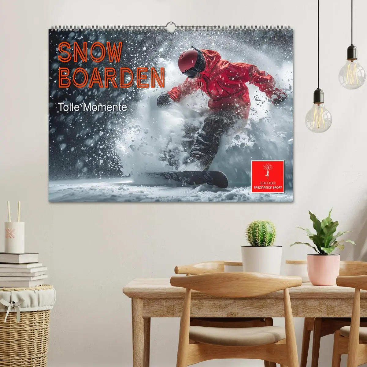 Bild: 9783457463390 | Snowboarden - tolle Momente (Wandkalender 2026 DIN A2 quer),...