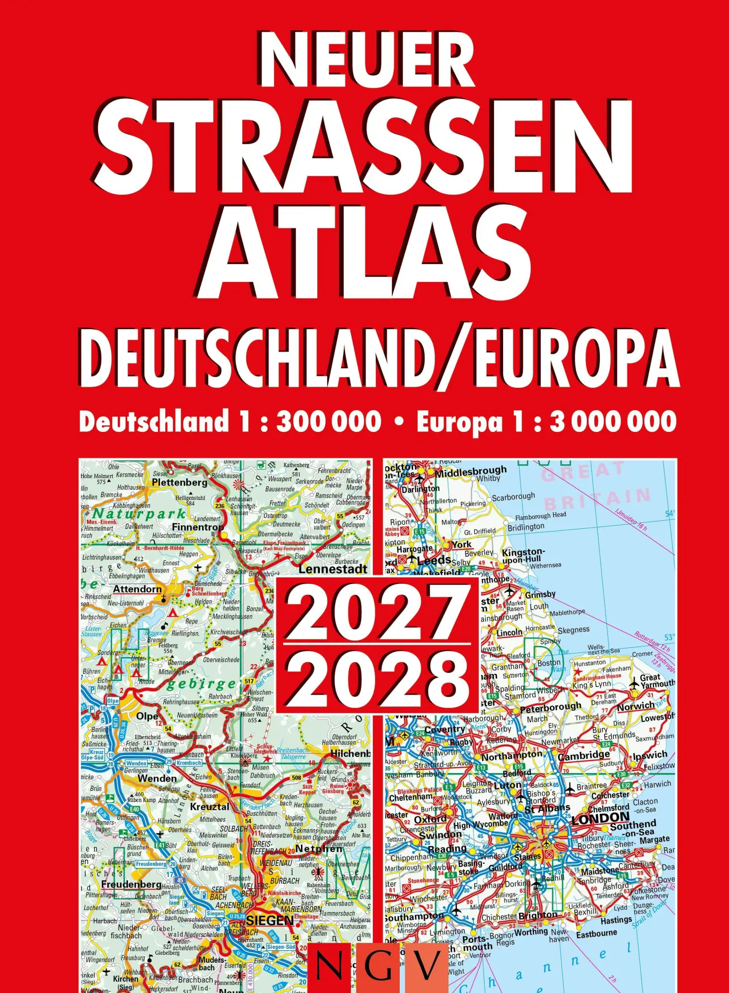 Cover: 9783625143390 | Neuer Straßenatlas Deutschland/Europa 2027/2028 | Taschenbuch | 168 S.