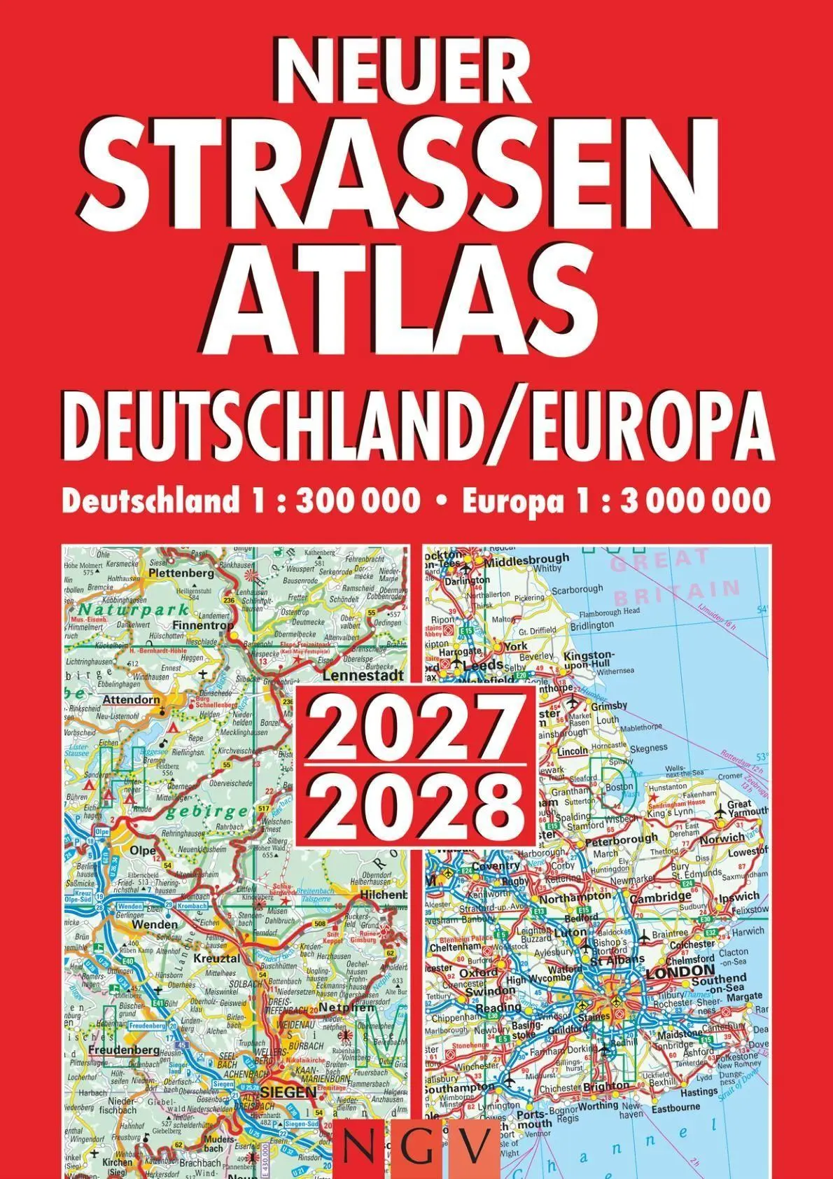 Bild: 9783625143390 | Neuer Straßenatlas Deutschland/Europa 2027/2028 | Taschenbuch | 168 S.