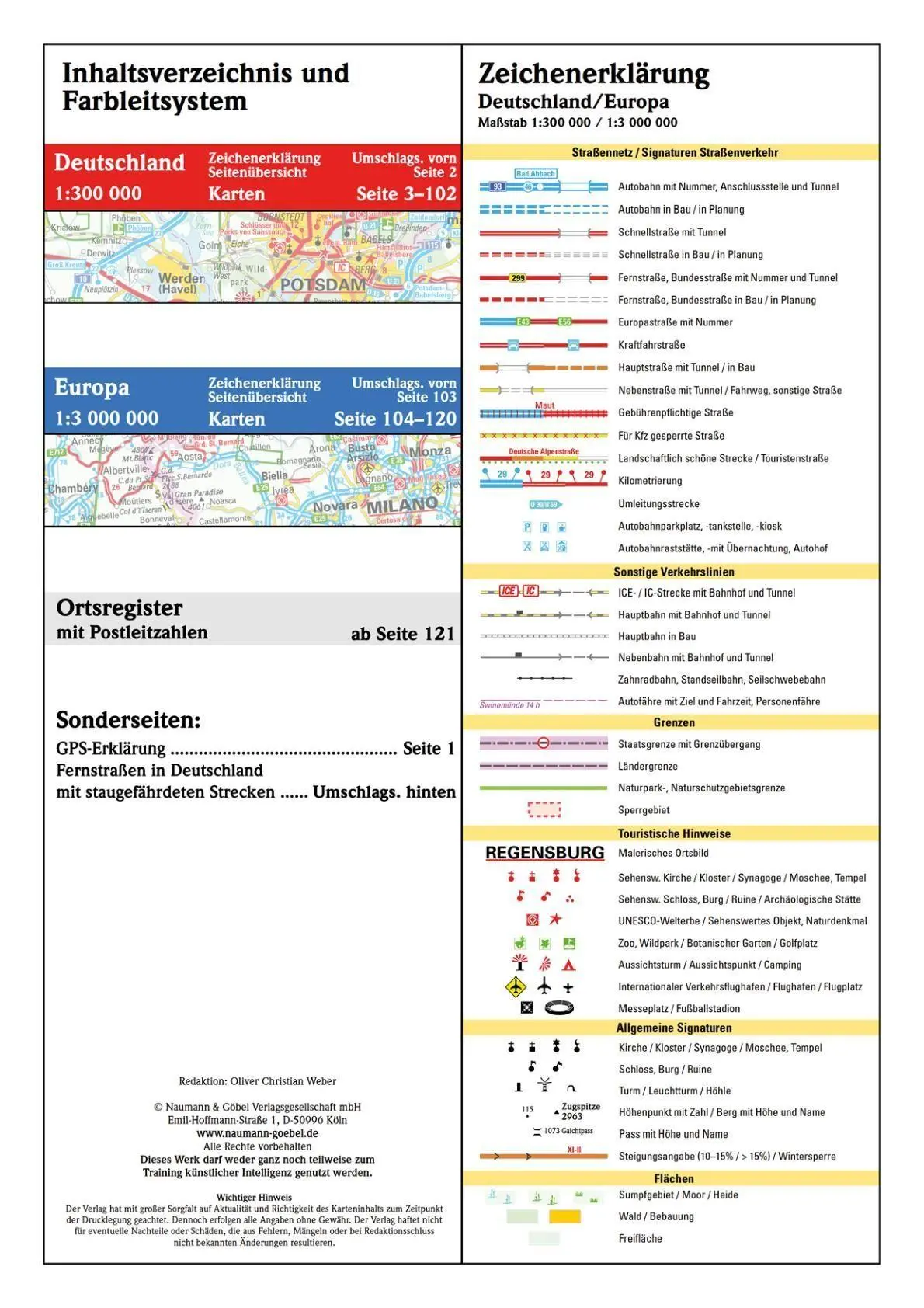 Bild: 9783625143390 | Neuer Straßenatlas Deutschland/Europa 2027/2028 | Taschenbuch | 168 S.