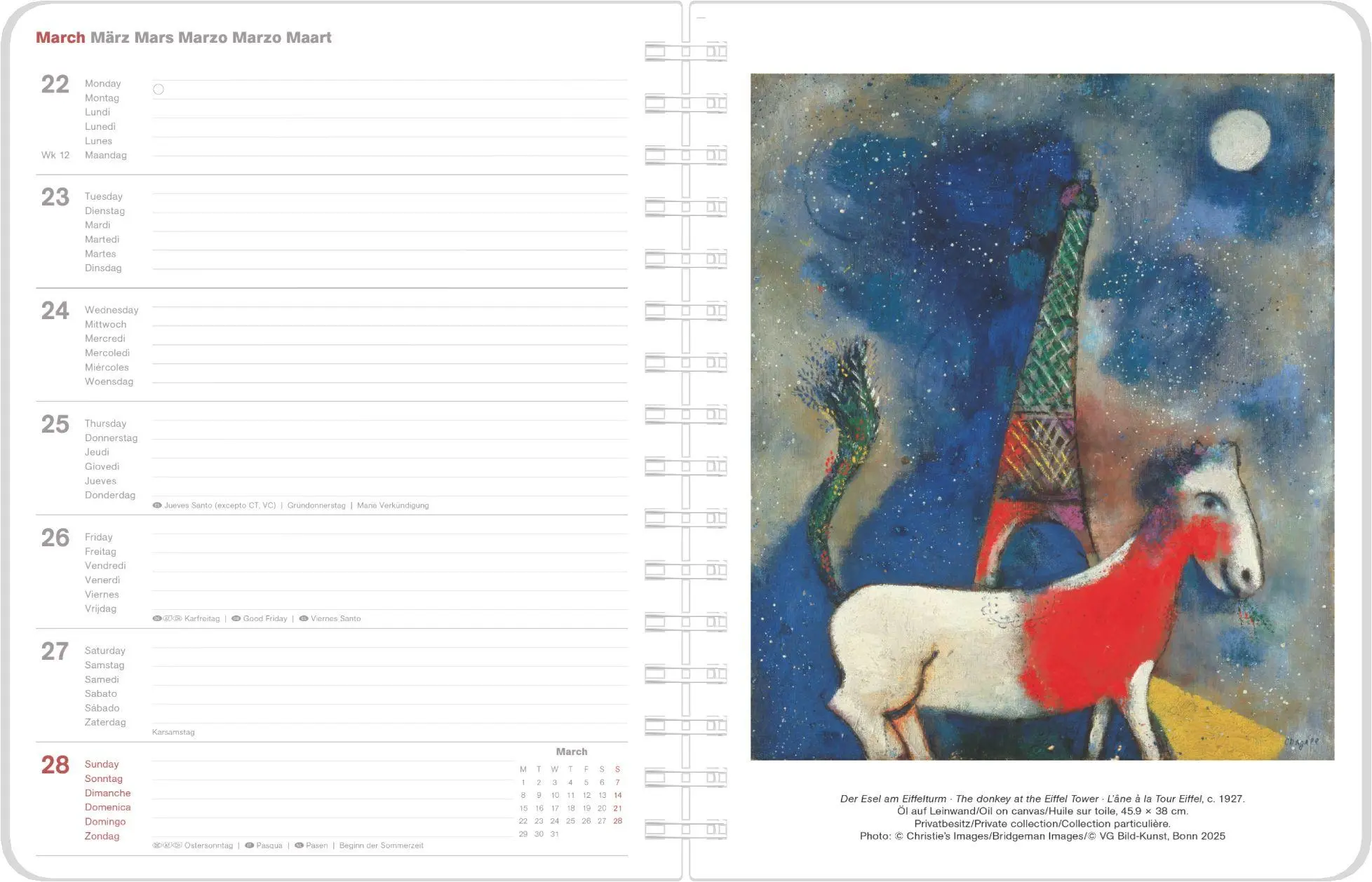 Bild: 4069095013490 | Marc Chagall Diary 2027 | Neumann | Taschenbuch | Neumann Kalender
