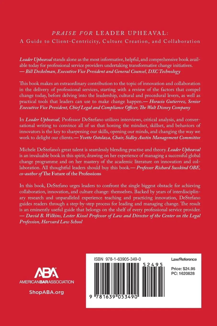 Rückseite: 9781639053490 | Leader Upheaval | Michele DeStefano | Taschenbuch | Englisch | 2024