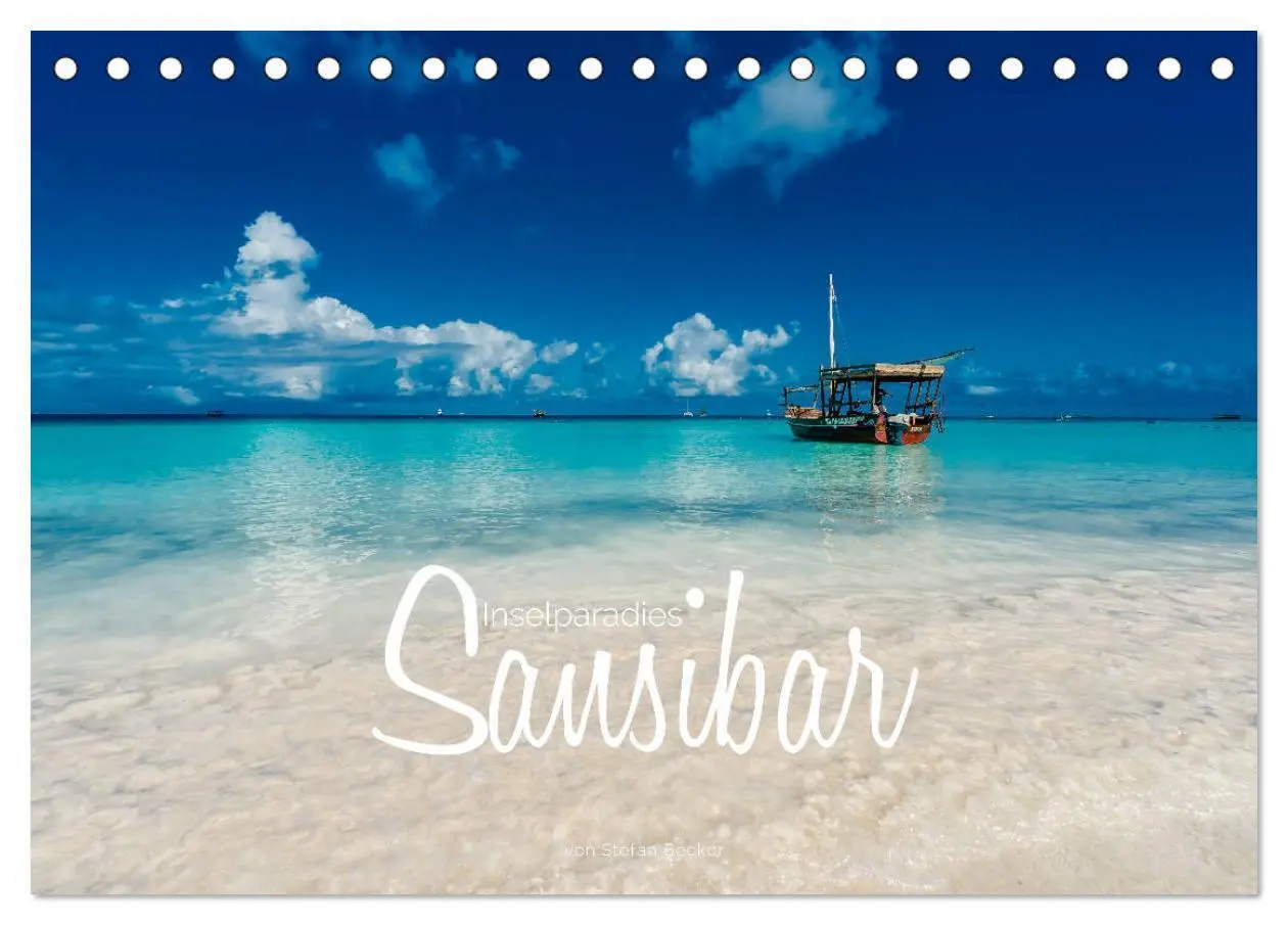 Cover: 9783435363490 | Inselparadies Sansibar (Tischkalender 2025 DIN A5 quer), CALVENDO...
