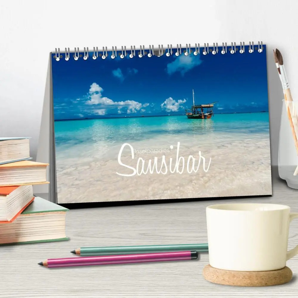 Bild: 9783435363490 | Inselparadies Sansibar (Tischkalender 2025 DIN A5 quer), CALVENDO...