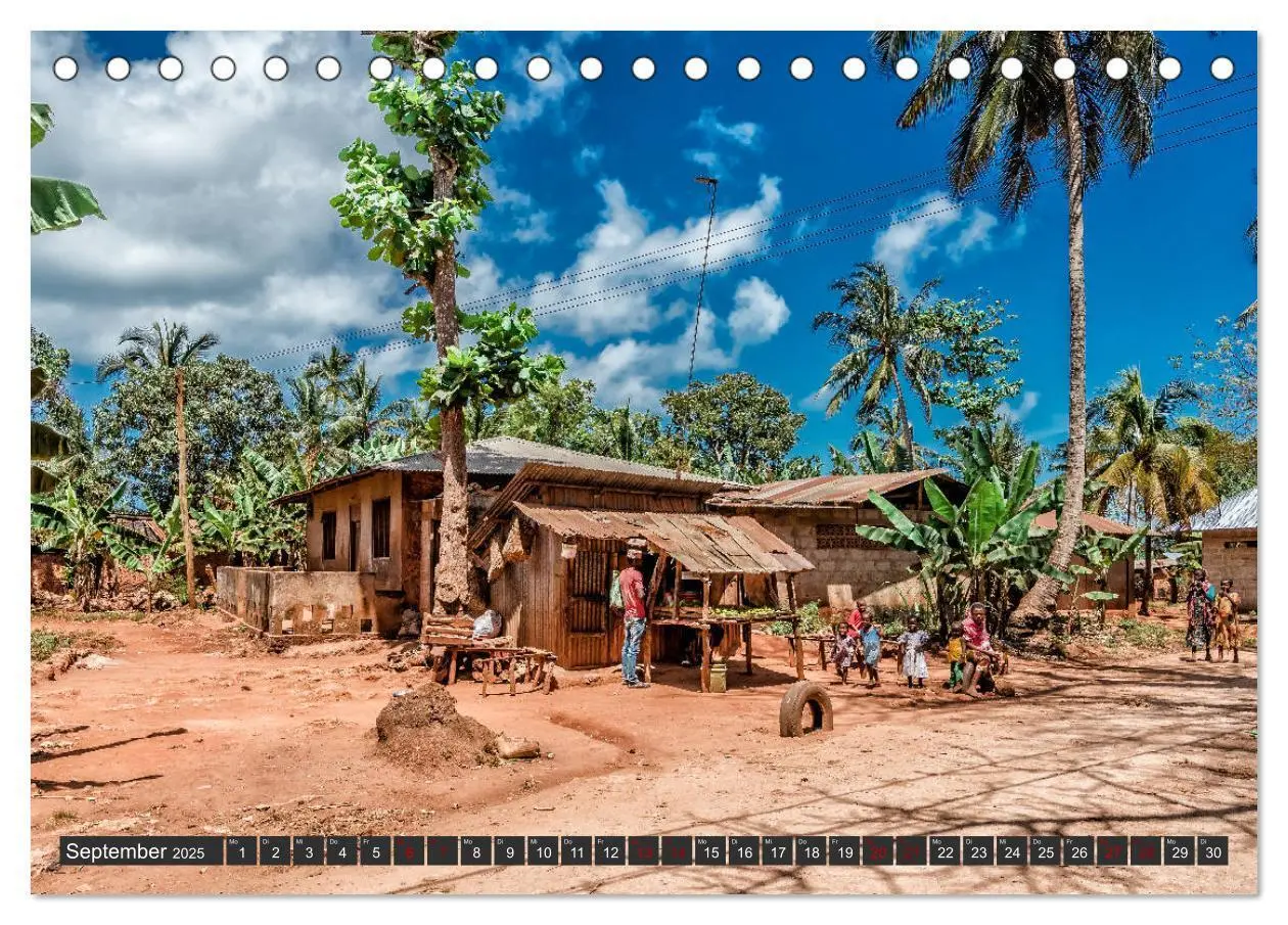 Bild: 9783435363490 | Inselparadies Sansibar (Tischkalender 2025 DIN A5 quer), CALVENDO...