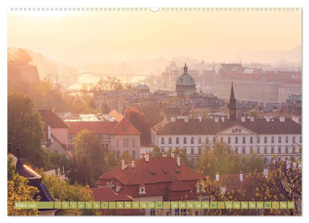 Bild: 9783457383490 | Aussichten auf Prag (hochwertiger Premium Wandkalender 2026 DIN A2...