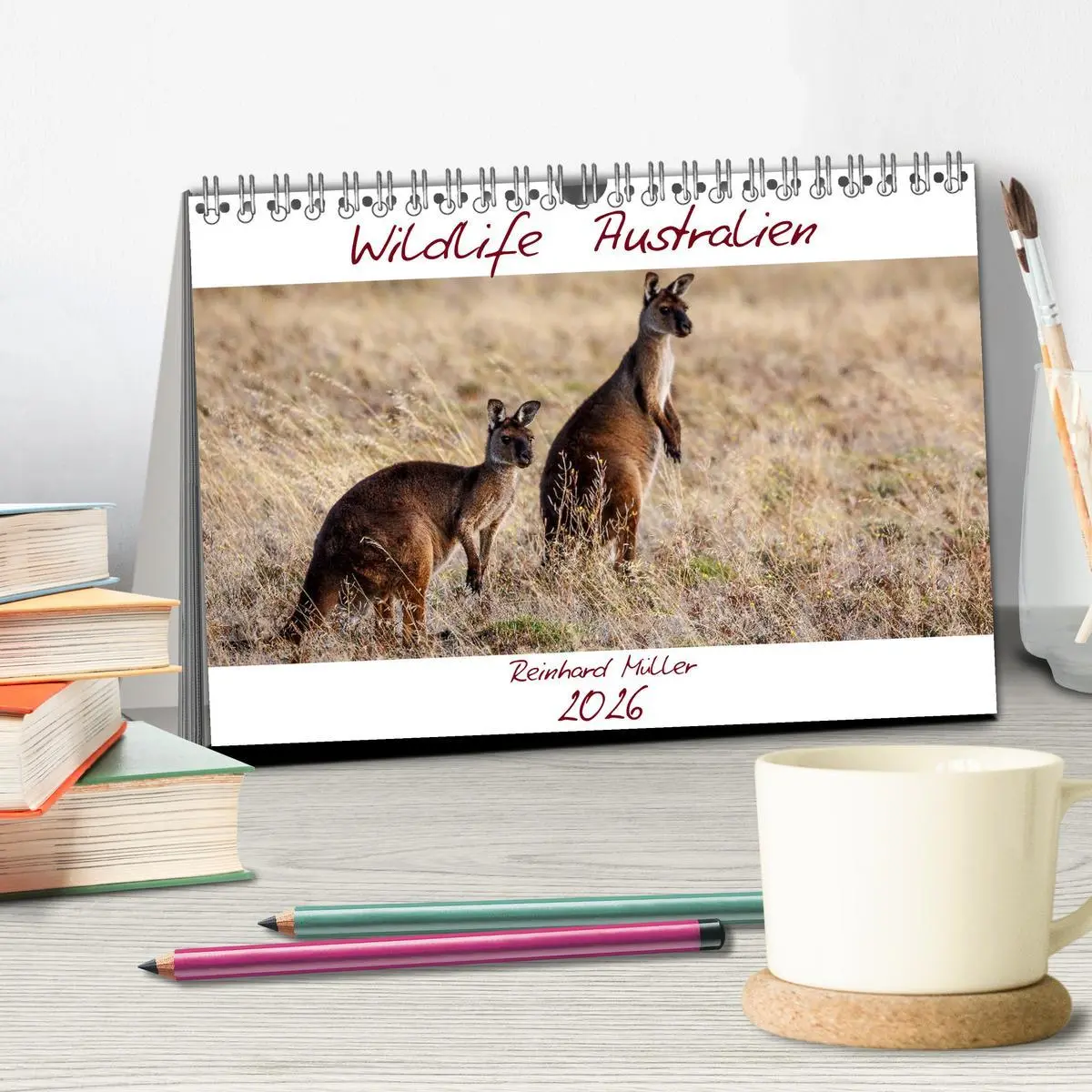 Bild: 9783457693490 | Wildlife Australien (Tischkalender 2026 DIN A5 quer), CALVENDO...
