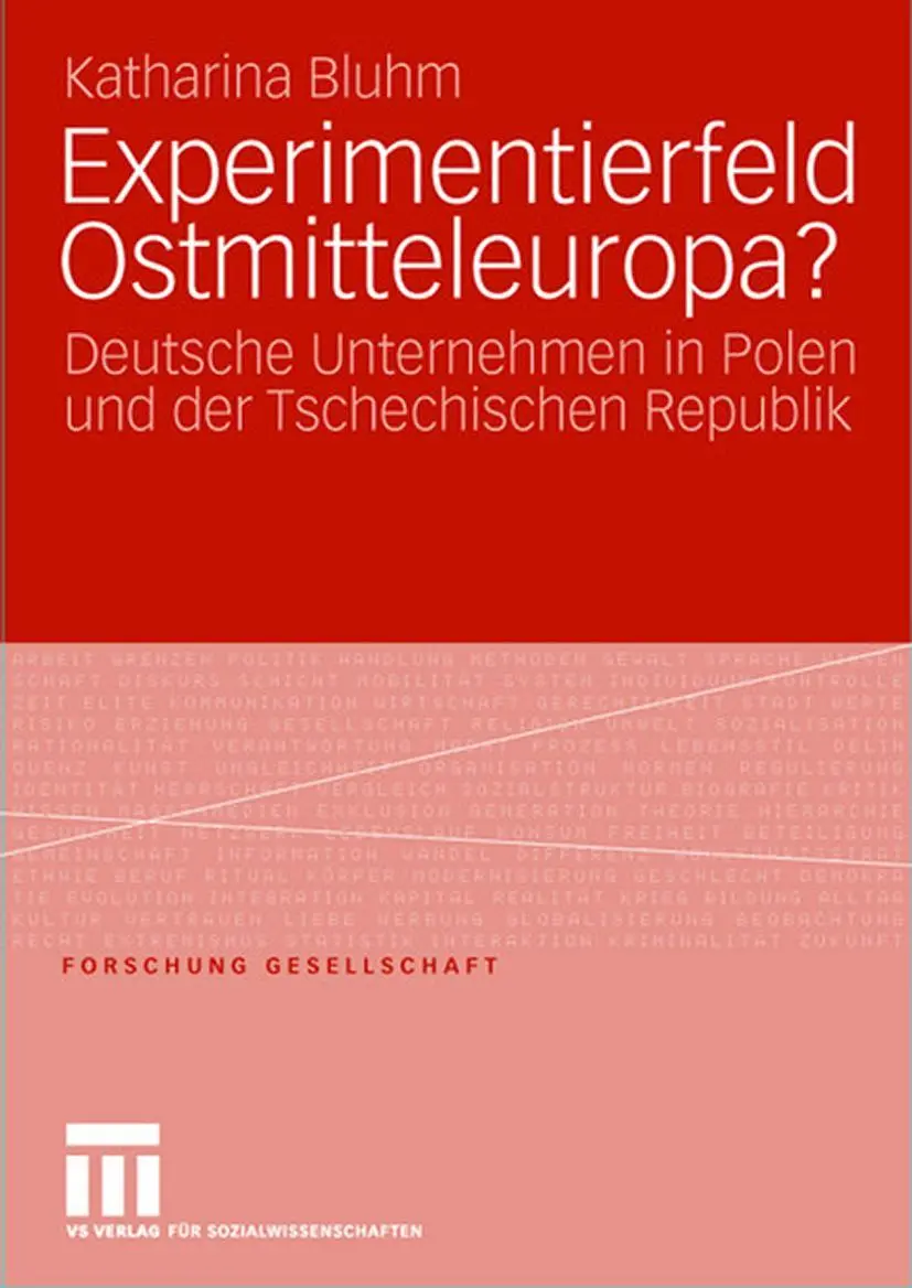 Cover: 9783531153490 | Experimentierfeld Ostmitteleuropa? | Katharina Bluhm | Taschenbuch