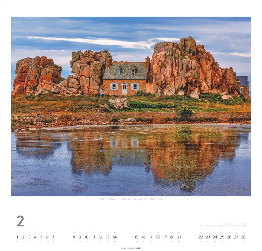 Bild: 9783839903490 | Bretagne Kalender 2027 - Stürmische Romantik | Norbert Kustos | 14 S.