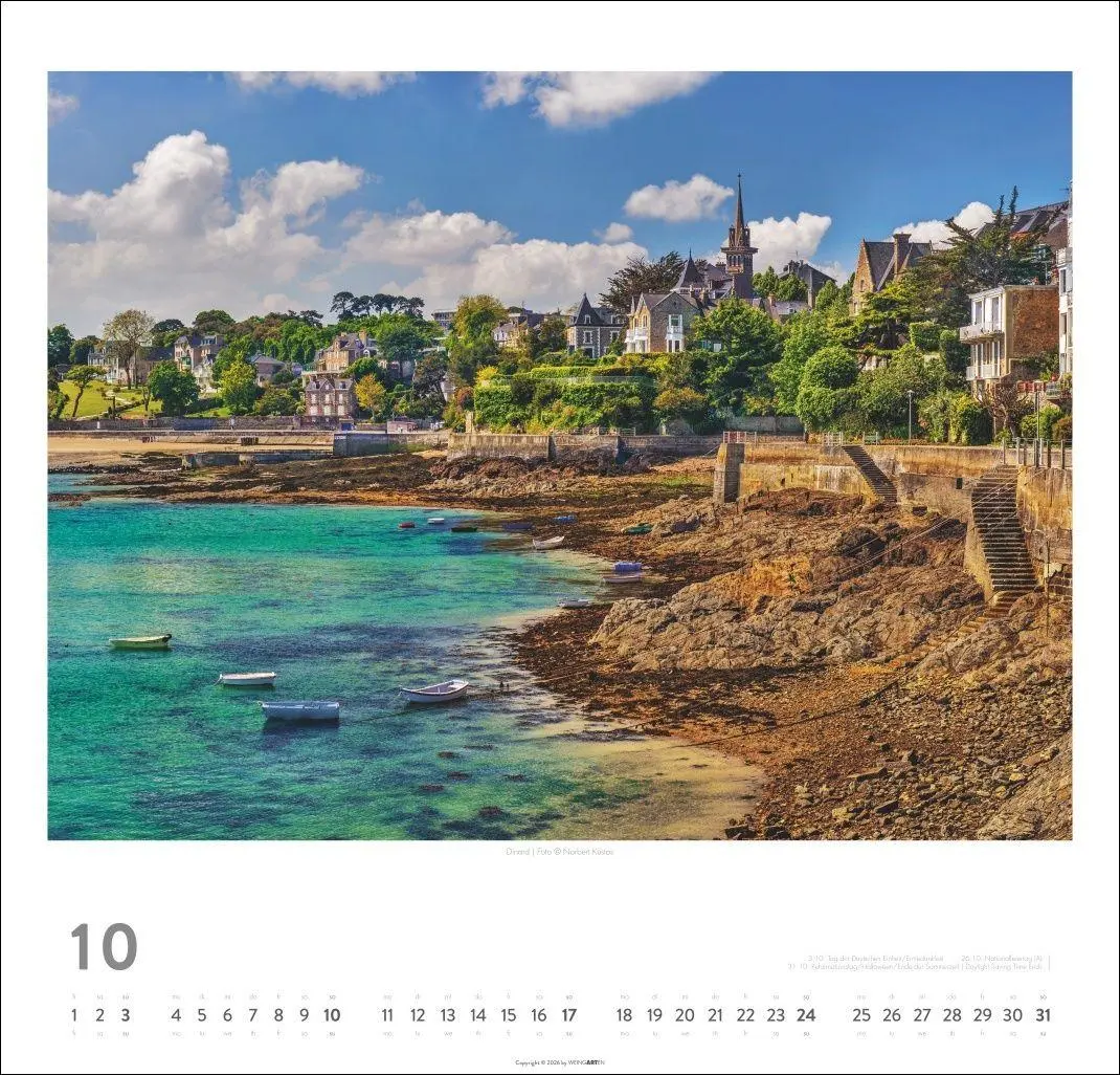 Bild: 9783839903490 | Bretagne Kalender 2027 - Stürmische Romantik | Norbert Kustos | 14 S.