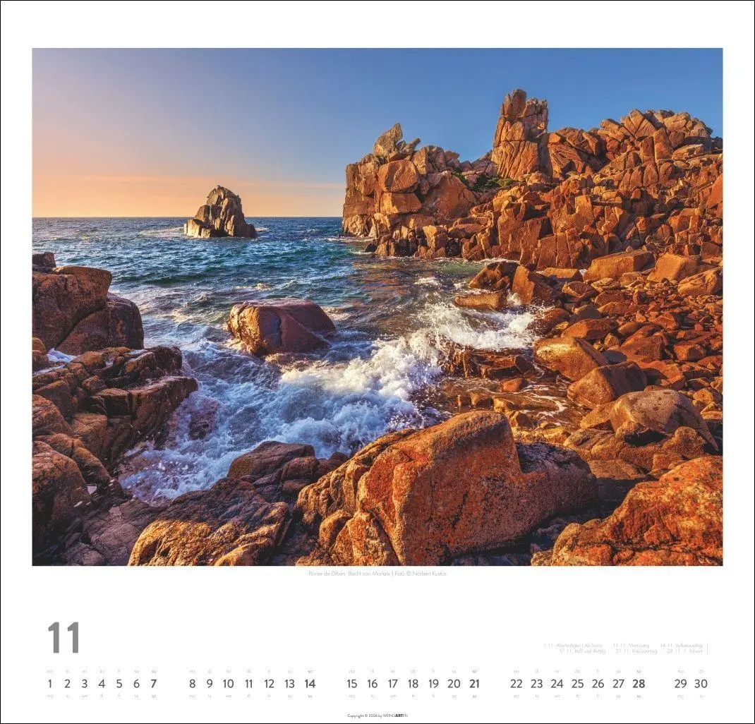 Bild: 9783839903490 | Bretagne Kalender 2027 - Stürmische Romantik | Norbert Kustos | 14 S.
