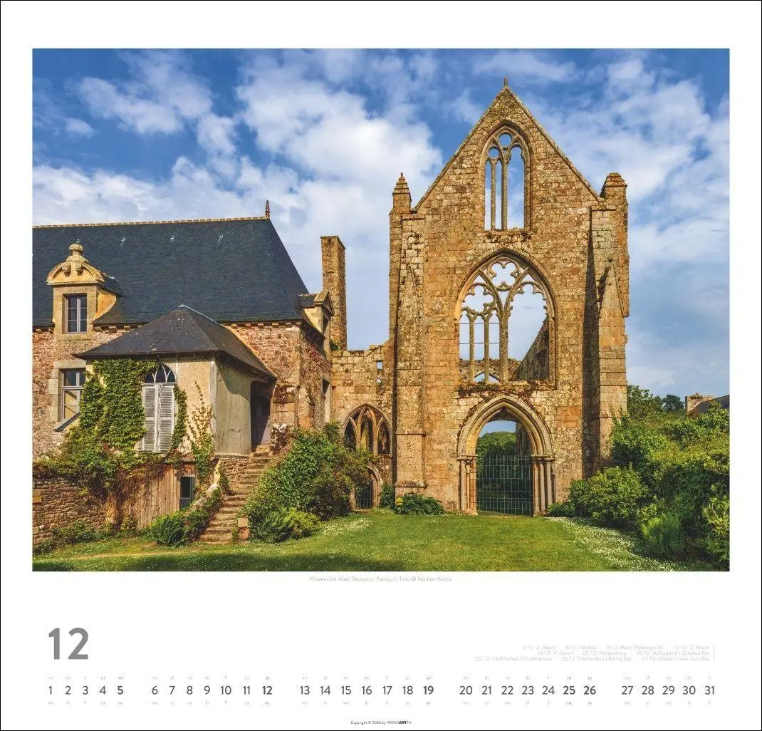 Bild: 9783839903490 | Bretagne Kalender 2027 - Stürmische Romantik | Norbert Kustos | 14 S.