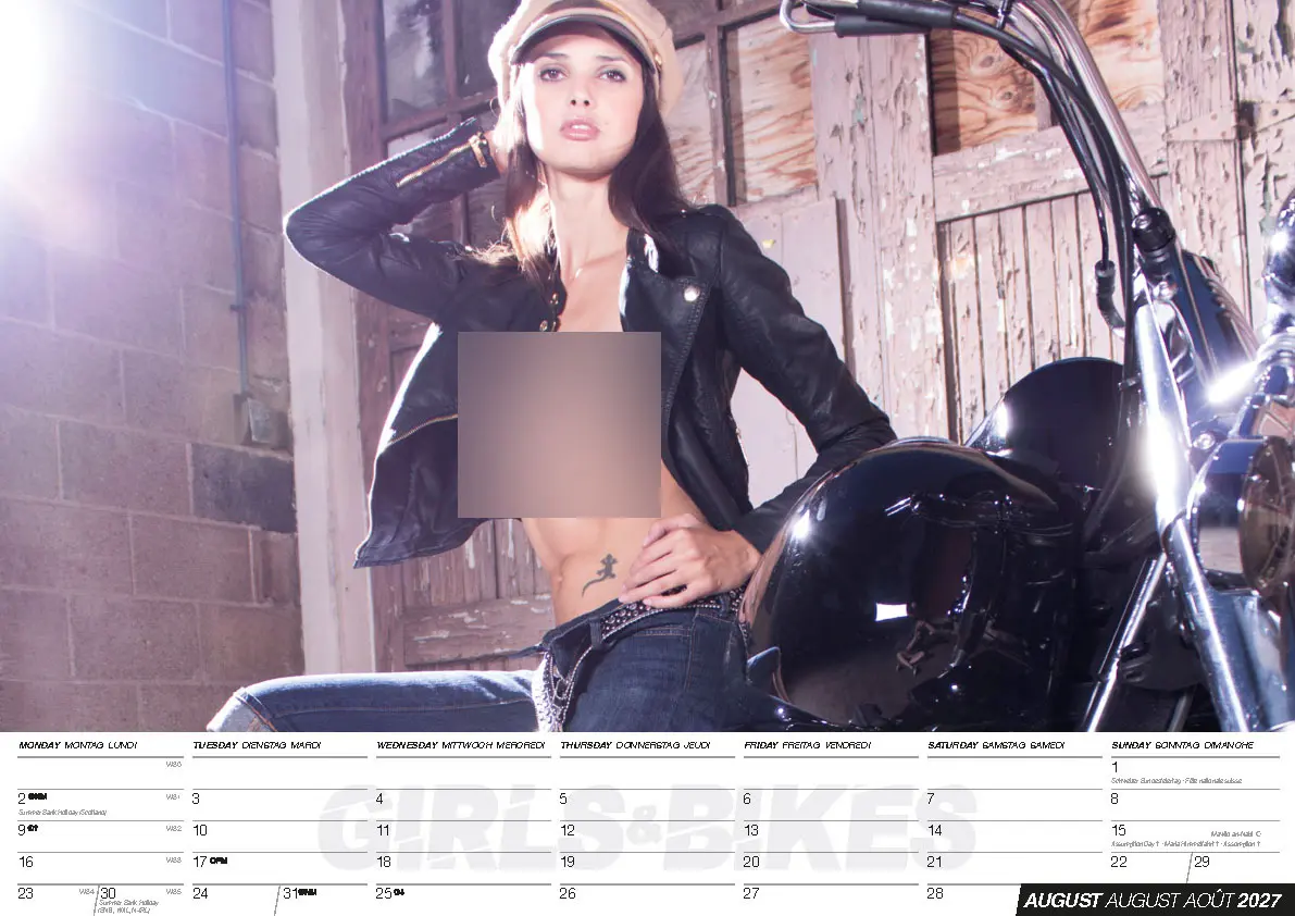 Bild: 9798893613490 | Girls und Bikes - Der sexy Motorrad Kalender 2027 | Kalender | 14 S.