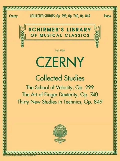 Cover: 888680033590 | Czerny: Collected Studies - Op. 299, Op. 740, Op. 849 | Carl Czerny
