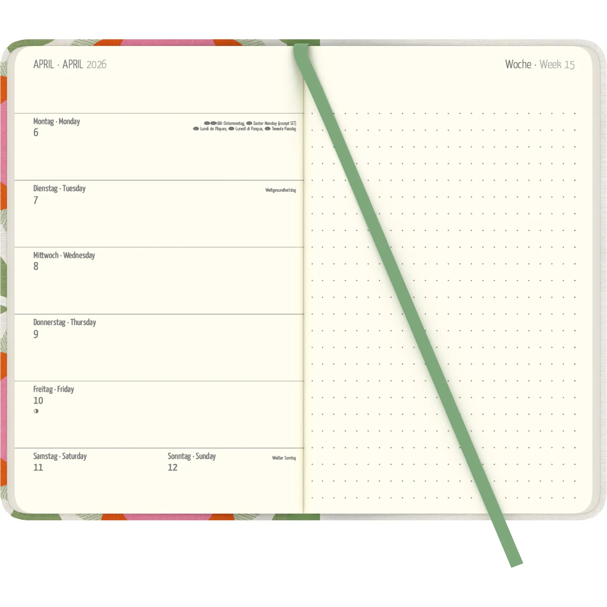 Bild: 4069095003590 | Dominique Vari Blossom - Wochen-Notizkalender groß 2026 -...