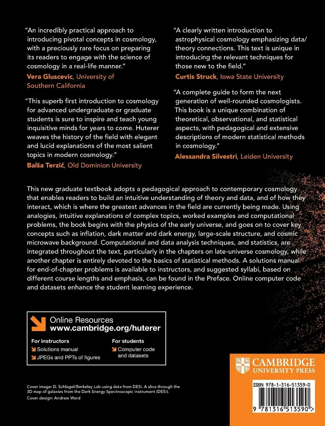 Rückseite: 9781316513590 | A Course in Cosmology | From Theory to Practice | Dragan Huterer