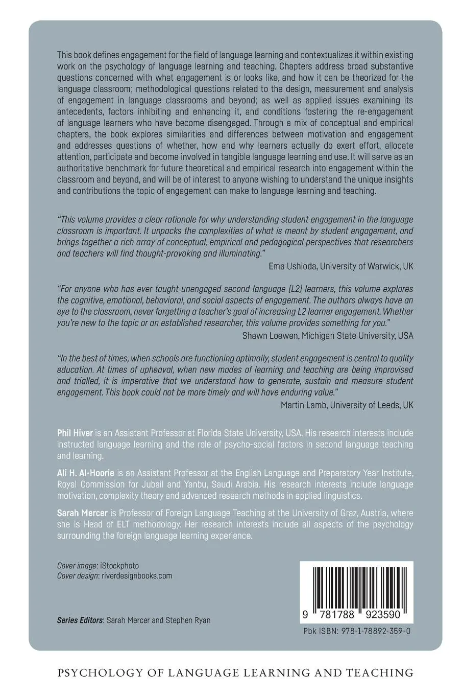Rückseite: 9781788923590 | Student Engagement in the Language Classroom | Sarah Mercer | Buch