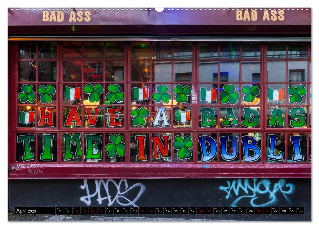 Bild: 9783457753590 | Dublin (hochwertiger Premium Wandkalender 2026 DIN A2 quer),...