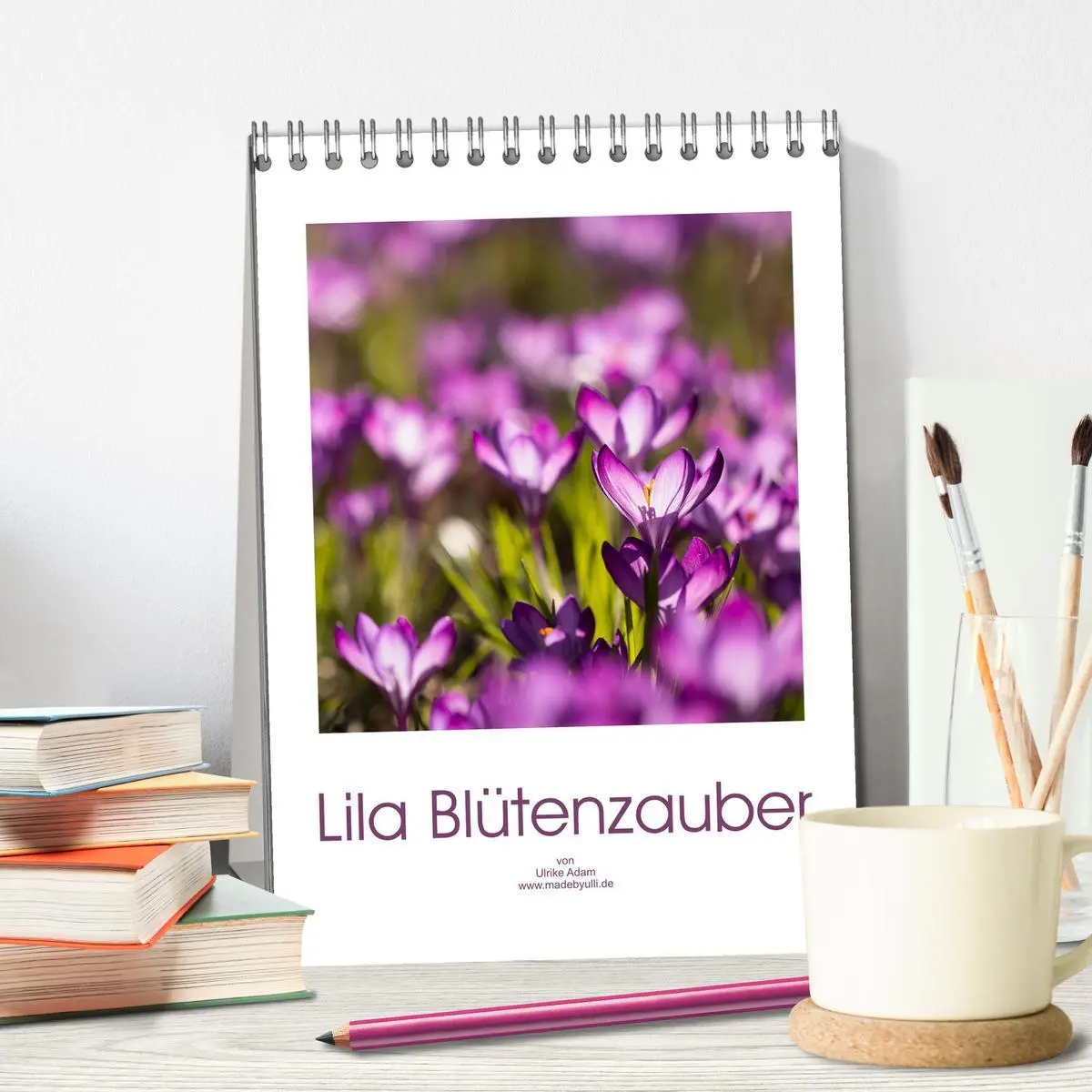 Bild: 9783516393590 | Lila Blütenzauber (Tischkalender 2026 DIN A5 hoch), CALVENDO...