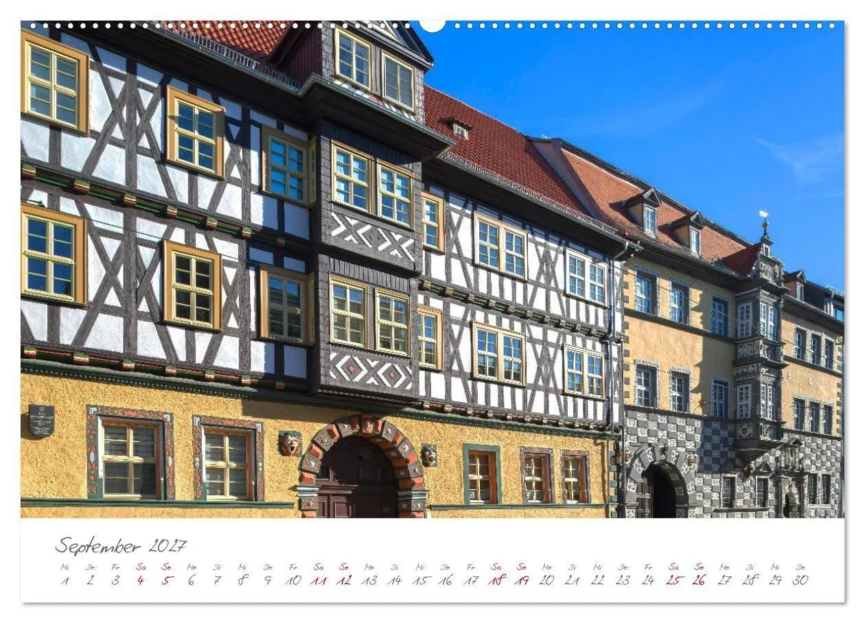 Bild: 9783569623590 | Erfurt - Die Landeshauptstadt mit Geschichte (Wandkalender 2027 DIN...