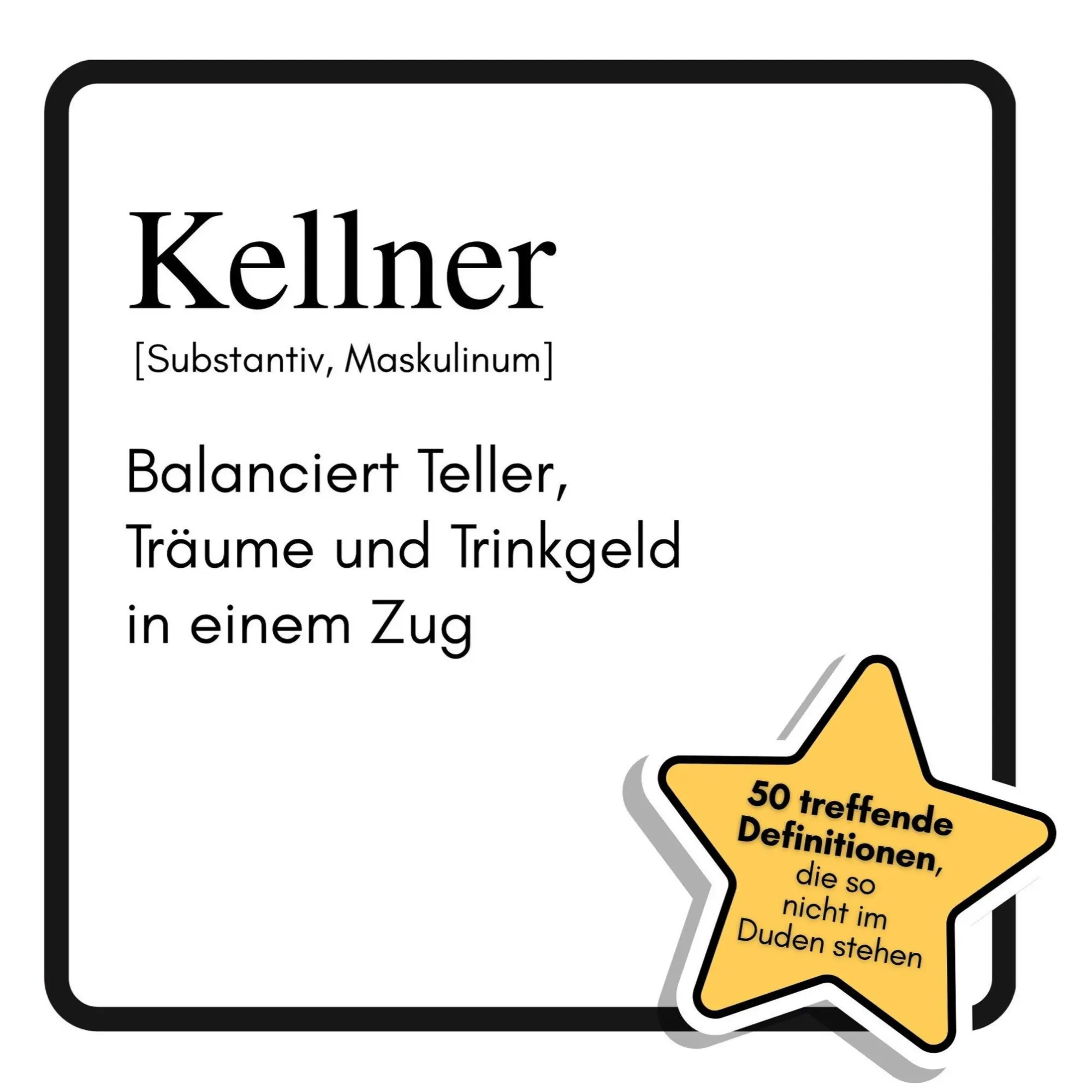 Cover: 9783759183590 | Kellner | Balanciert Teller, Träume und Trinkgeld in einem Zug | Frank