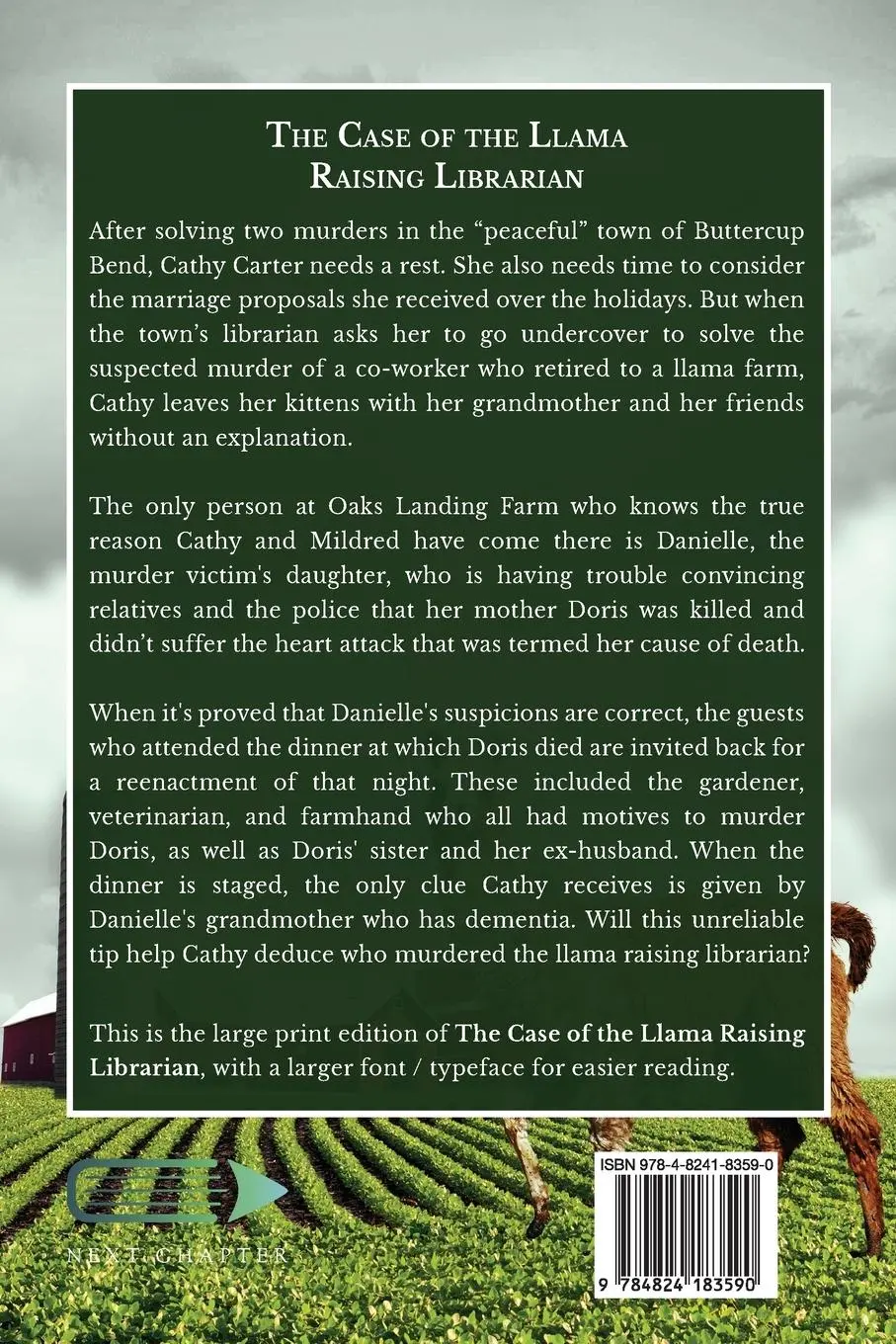 Rückseite: 9784824183590 | The Case of the Llama Raising Librarian | Debbie De Louise | Buch