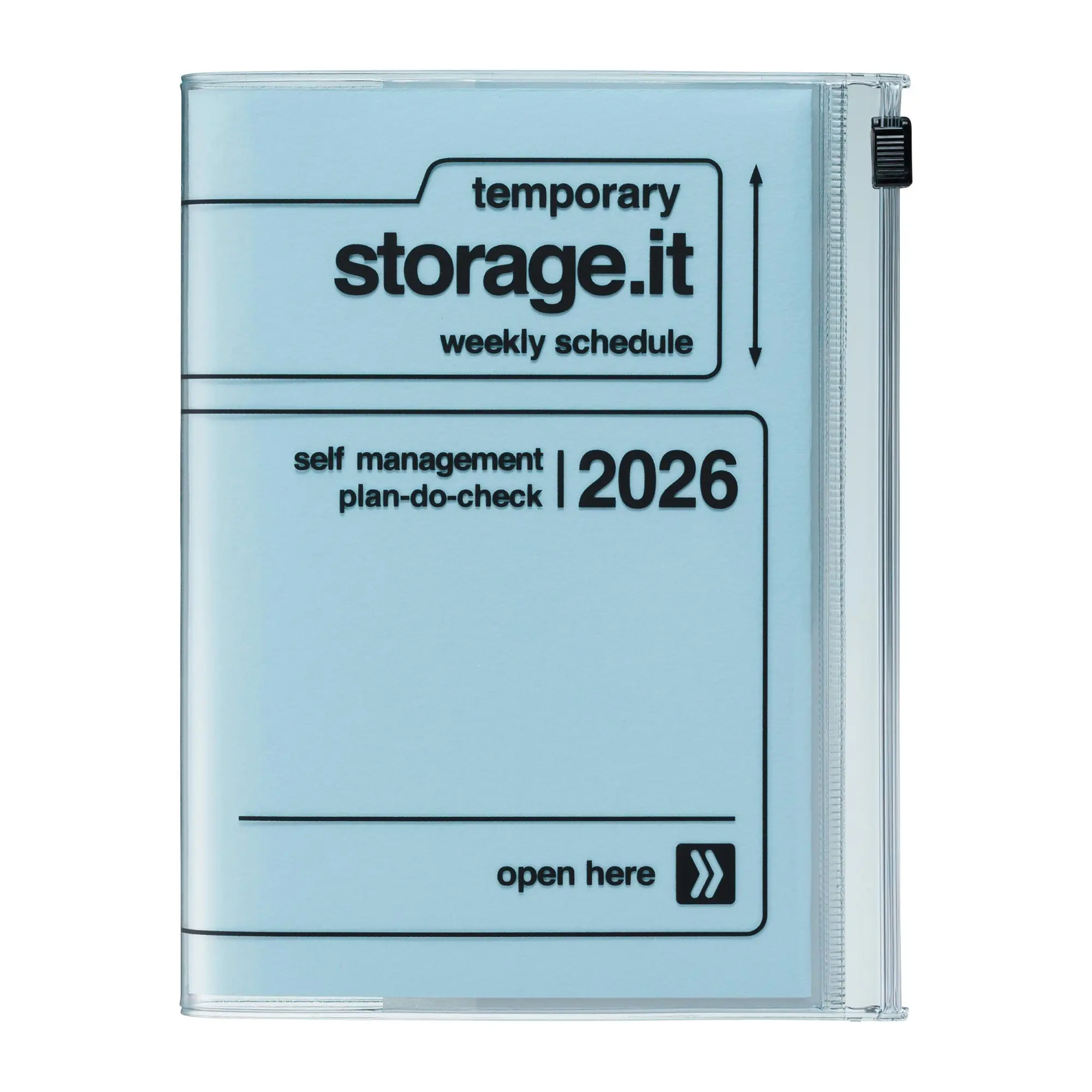 Cover: 4550045143690 | MARK'S 2025/26 Taschenkalender, A6 Storage.it // Blue | MARK'S Inc.