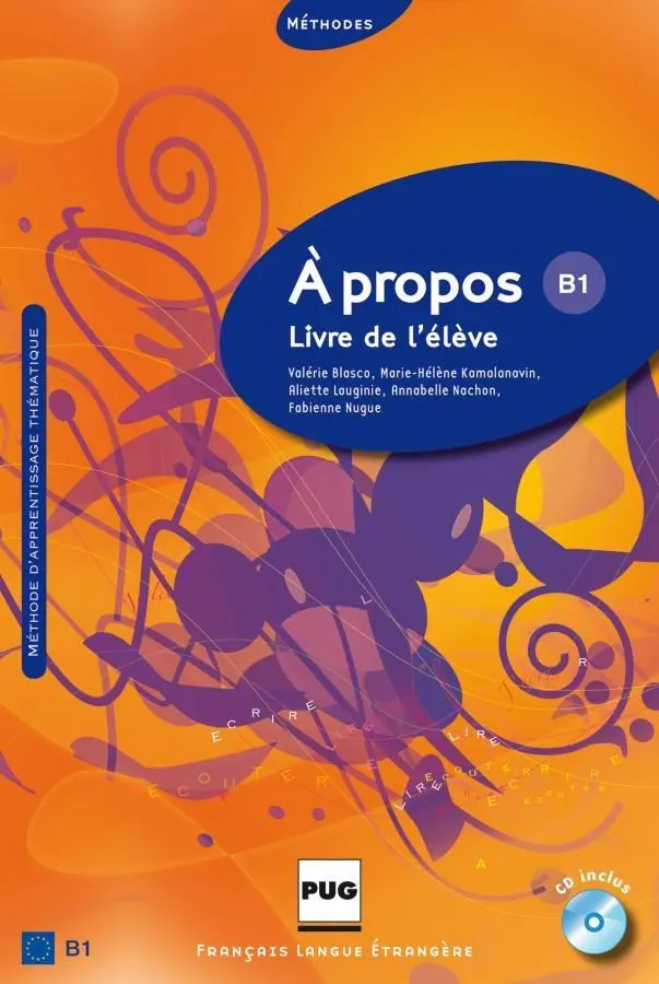 Cover: 9783190033690 | À propos B1 | Livre de lélève mit MP3-CD, À propos | Blasco | MP3