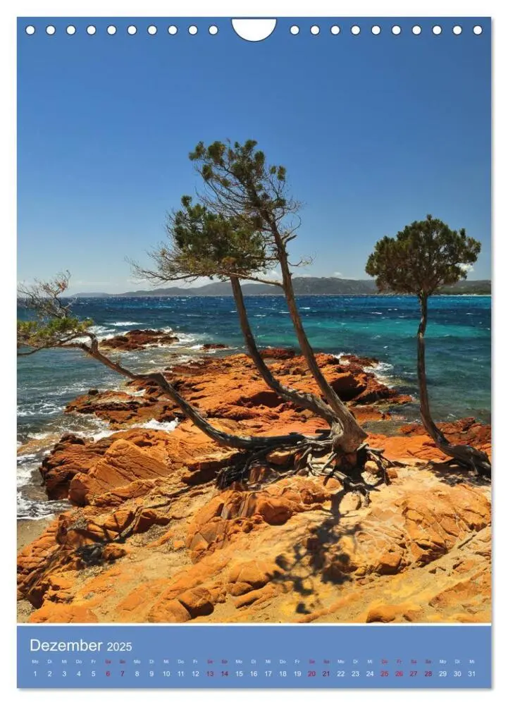 Bild: 9783435963690 | Korsika - Felsen und Meer (Wandkalender 2025 DIN A4 hoch), CALVENDO...
